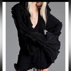 Odd People Spring/Summer 2019 Cold Shoulder  Swarovski Crystals Collection Dress